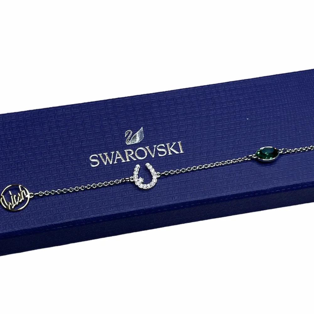 Swarovski Wish Stand  Lucky Horseshoe Motif Bracelet Large